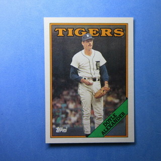 Doyle Alexander 1988 Topps Detroit Tigers