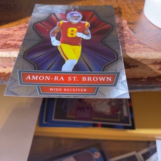 2021 sage allumination Amon-ra st. brown football card 