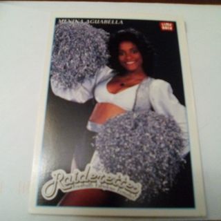 Raiderettes Cheerleader trading card Read description before bidding