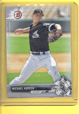 2017 Bowman Draft Michael Kopech #'d 175/499 White Sox Baseball Card