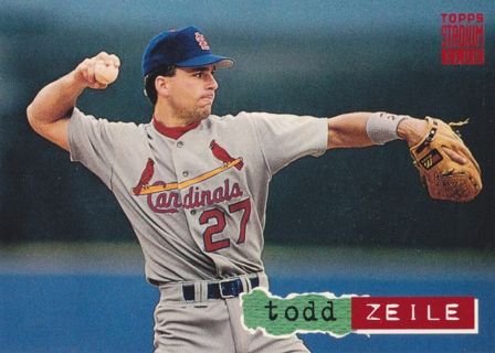 Todd Zeile 1994 Topps Stadium Club St. Louis Cardinals