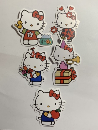 HELLO KITTY STICKERS~LOT #15~VINYL/WATERPROOF~FREE SHIPPING!