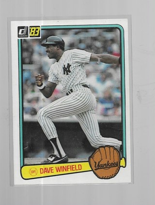 1983 DONRUSS DAVE WINDFIELD #409 (HOF)