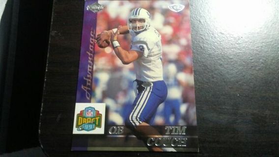 1999 COLLECTORS EDGE ADVANTAGE ROOKIE TIM COUCH KENTUCKY WILDCATS FOOTBALL CARD# 159