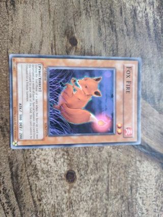 Yu-Gi-Oh Card Fox Fire 1st Edition