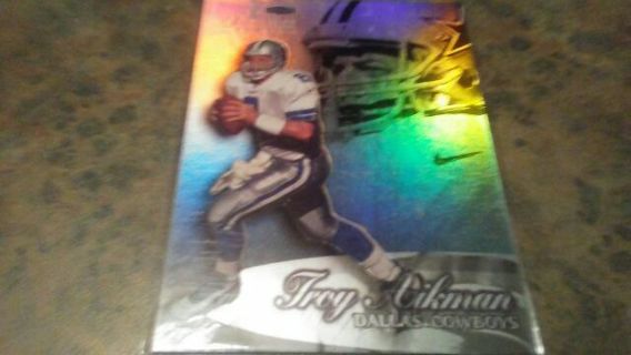 1999 FLAIR SHOWCASE POWER TROY AIKMAN DALLAS COWBOYS FOOTBALL CARD# ROW 1 SEAT 1