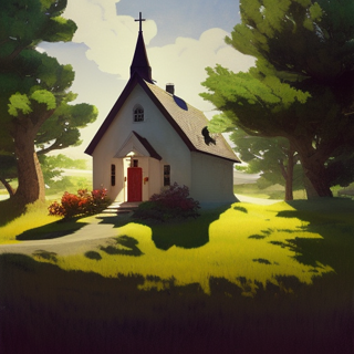 Listia Digital Collectible: The Littlest Country Church