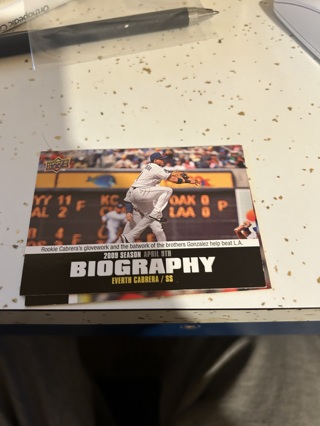 2010 upper deck biography everth cabrera