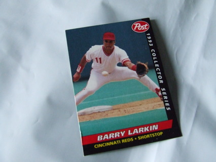 1993 Barry Larkin Cincinnati Reds Post Card #28