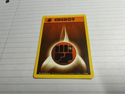 Pokemon Ground /Fighting Energy 1995 Base Set