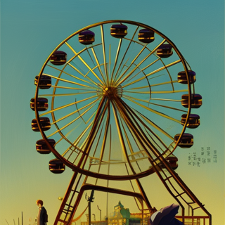 Listia Digital Collectible: Ferris Wheel Against the Sky