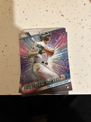 2024 topps stars of mlb  tyler soderstrom rc