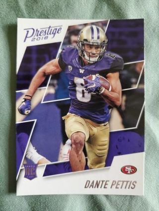 2018 Panini Prestige Rookie Dante Pettis