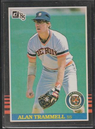 1985 DONRUSS #171 ALAN TRAMMELL DETROIT TIGERS