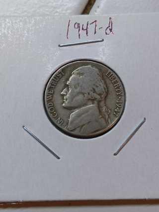 1947-D Jefferson Nickel! 14