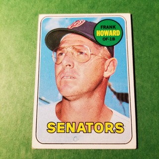 1969 - TOPPS BASEBALL CARD  NO. 170 - FRANK HOWARD - SENATORS