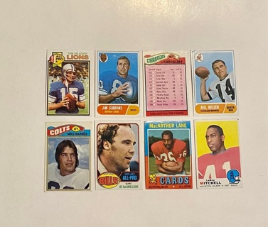 Vintage Football Card Lot