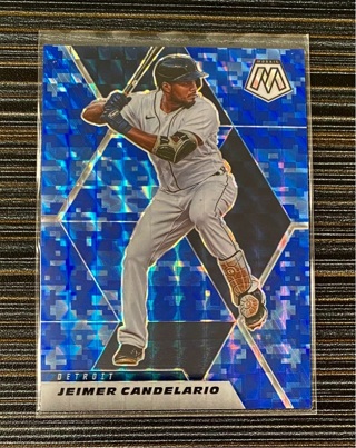 Jeimer Candelario 2021 Mosaic blue/black PRIZM