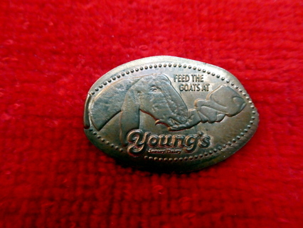 Youngs Dairy smashed penny token. 