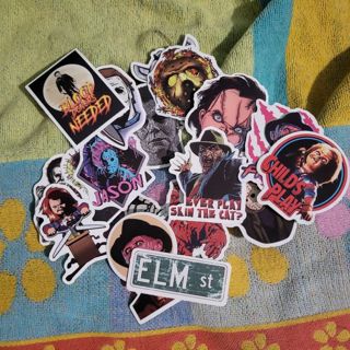 Assorted horror movie stickers #3