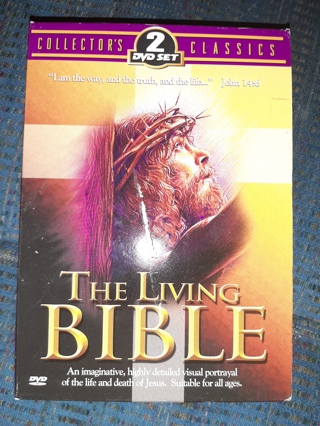 Two Disk DVD  :  THE LIVING BIBLE 