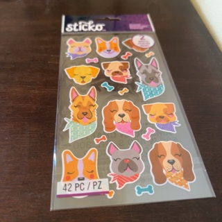 Sticko dog stickers / 2 sheets 