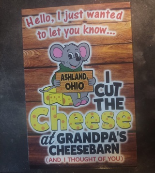 Grandpa's Cheesebarn Postcard 