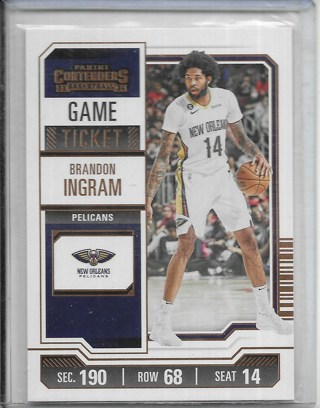 Brandon Ingram 2023-24 Contenders Game Ticket Bronze #38