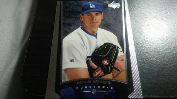 1999 UPPER DECK SILVER BORDER KEVIN BROWN LOS ANGELES DODGERS BASEBALL CARD# 396