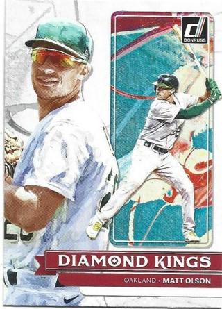 2022 DONRUSS MATT OLSON DIAMOND KINGS CARD