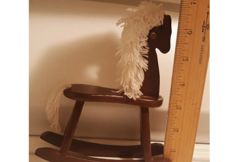 Small Wooden Rocking Horse