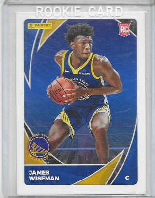 James Wiseman 2020-21 Panini Sticker Card #82 Rookie Card