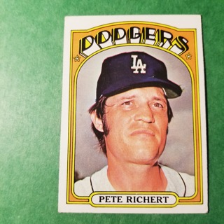 1972 - TOPPS BASEBALL CARD HI NO. 649 - PETE RICHERT - DODGERS