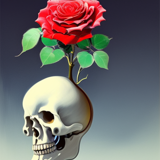Listia Digital Collectible: Cool Rose Skull
