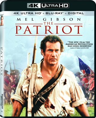 The Patriot (Digital 4K UHD Download Code Only) *Mel Gibson* *Heath Ledger* *Jason Isaacs* 