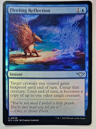 Fleeting Reflection Foil (049) Outlaws of Thunder Junction OTJ MTG Magic