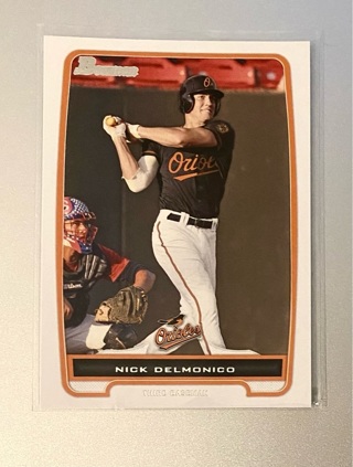 Nick Delmonico rookie card