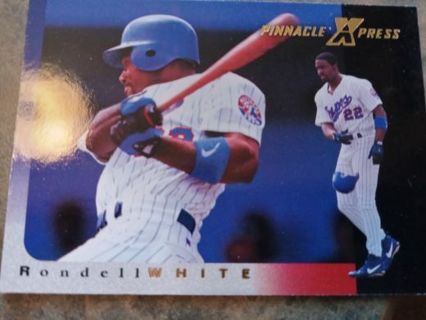 1997 PINNACLE XPRESS RONDELL WHITE MONTREAL EXPOS BASEBALL CARD# 101