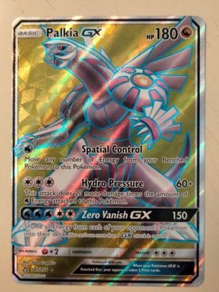 Palkia gx 147/156 rare holo LP/NM Pokemon