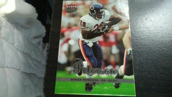 2006 FLEER ULTRA ADRiAN PETERSON CHICAGO BEARS FOOTBALL CARD# 37