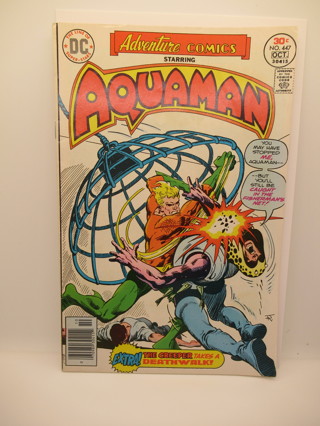 Adventure COMICS STARRING AQUAMAN NO.447