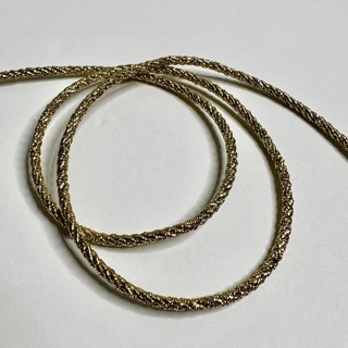 Gold Metallic Wrapping Cord Ribbon 