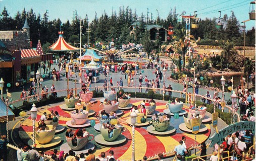 Vintage Postcard Disneyland