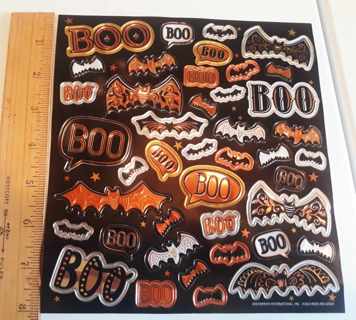 Halloween Stickers - shiny foil