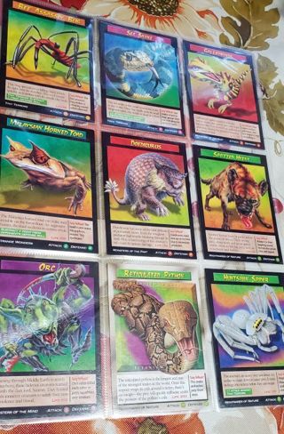 9 Weird n' Wild Creatures Cards