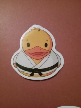 Karate duck sticker #29