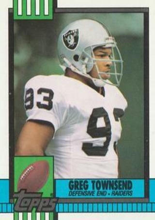 Tradingcard - NFL - 1990 Topps #290 - Greg Townsend VAR - Los Angeles Raiders 