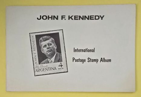 Unused Kennedy international Stamp Album no stamps