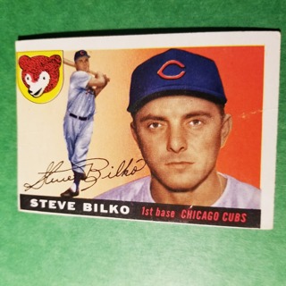 1955 - TOPPS BASEBALL CARD NO. 93 - STEVE BILKO - CUBS