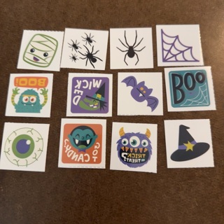  12 Halloween Temporary Tattoos #5